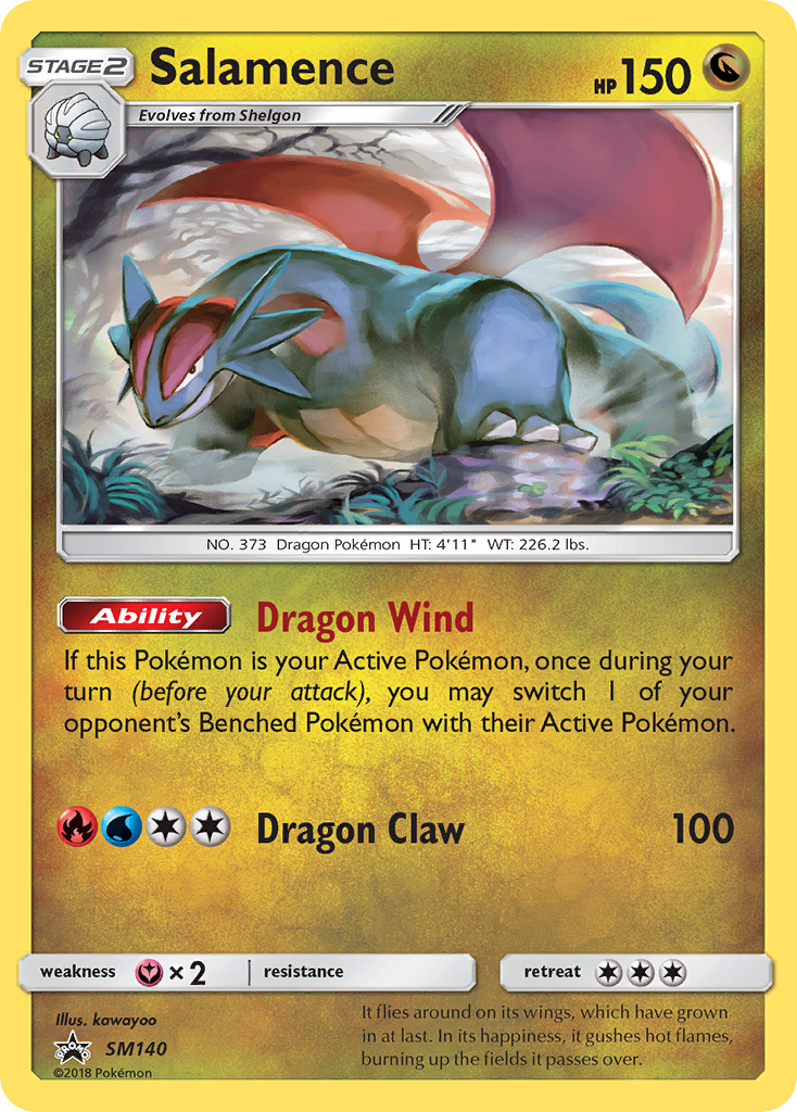 Salamence (SM140) [Sun & Moon: Black Star Promos] | The Gaming-Verse