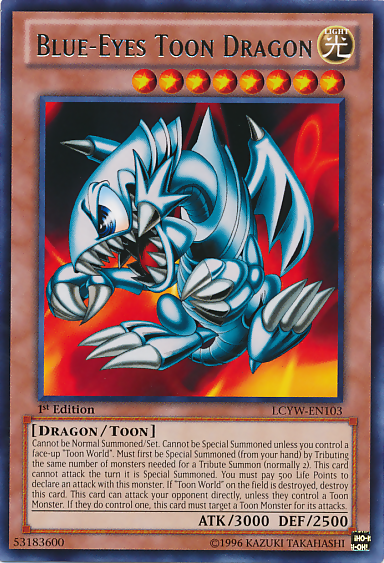 Blue-Eyes Toon Dragon [LCYW-EN103] Rare | The Gaming-Verse