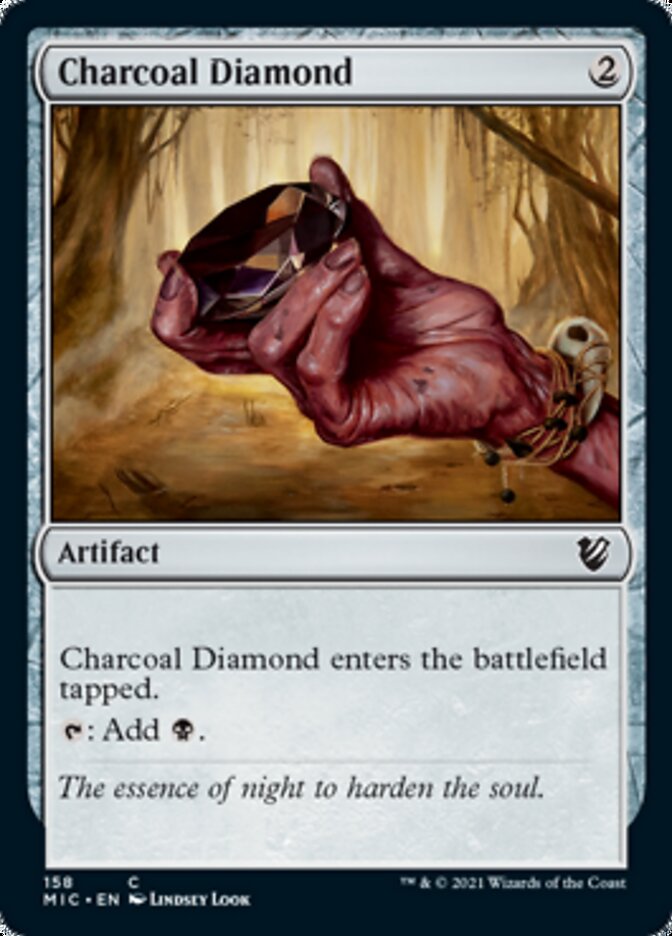 Charcoal Diamond [Innistrad: Midnight Hunt Commander] | The Gaming-Verse