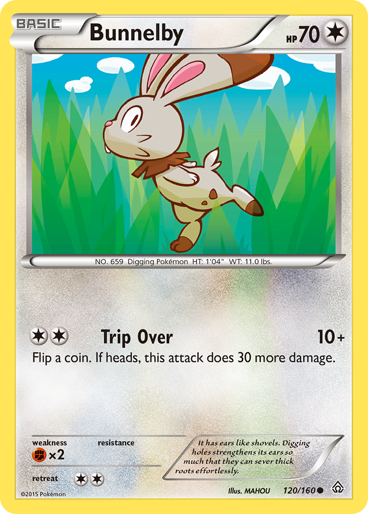 Bunnelby (120/160) [XY: Primal Clash] | The Gaming-Verse