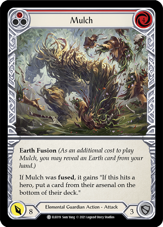 Mulch (Red) [ELE019] (Tales of Aria)  1st Edition Rainbow Foil | The Gaming-Verse