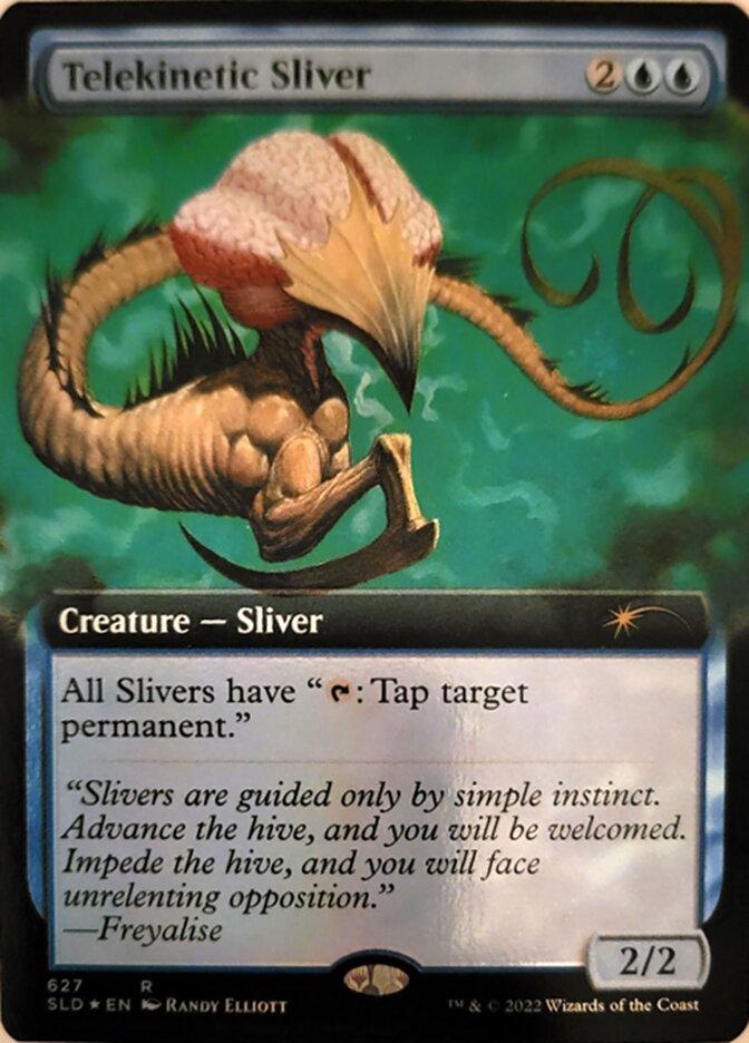 Telekinetic Sliver (Extended Art) [Secret Lair Drop Promos] | The Gaming-Verse