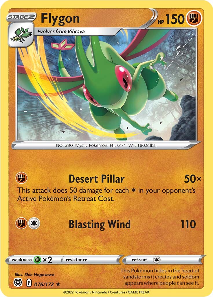 Flygon (076/172) [Sword & Shield: Brilliant Stars] | The Gaming-Verse