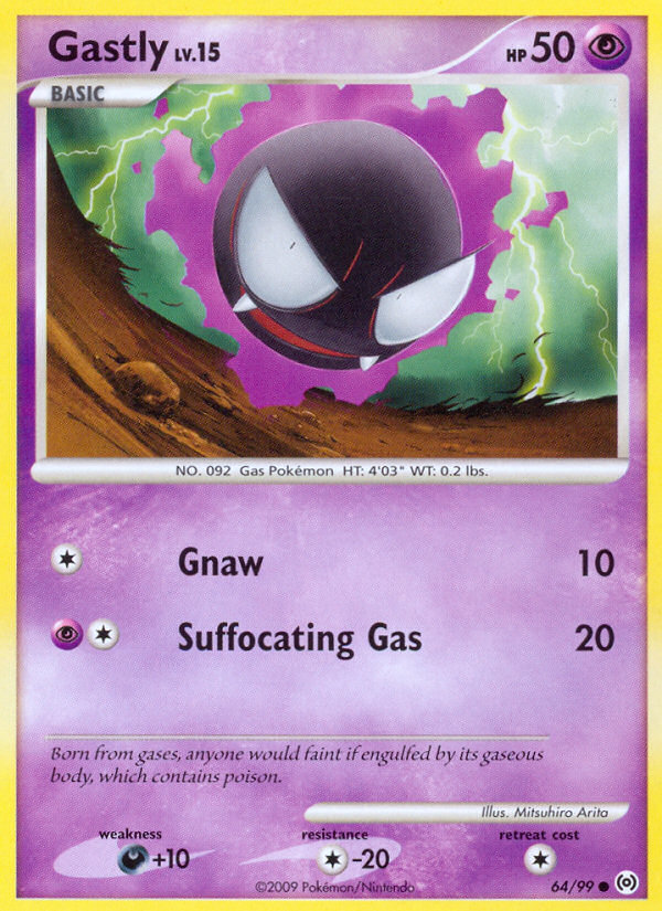 Gastly (64/99) [Platinum: Arceus] | The Gaming-Verse