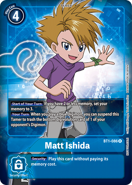 Matt Ishida [BT1-086] (Buy-A-Box Promo) [Release Special Booster Ver.1.0 Promos] | The Gaming-Verse