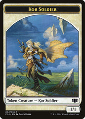 Kor Soldier // Pegasus Double-sided Token [Commander 2014 Tokens] | The Gaming-Verse