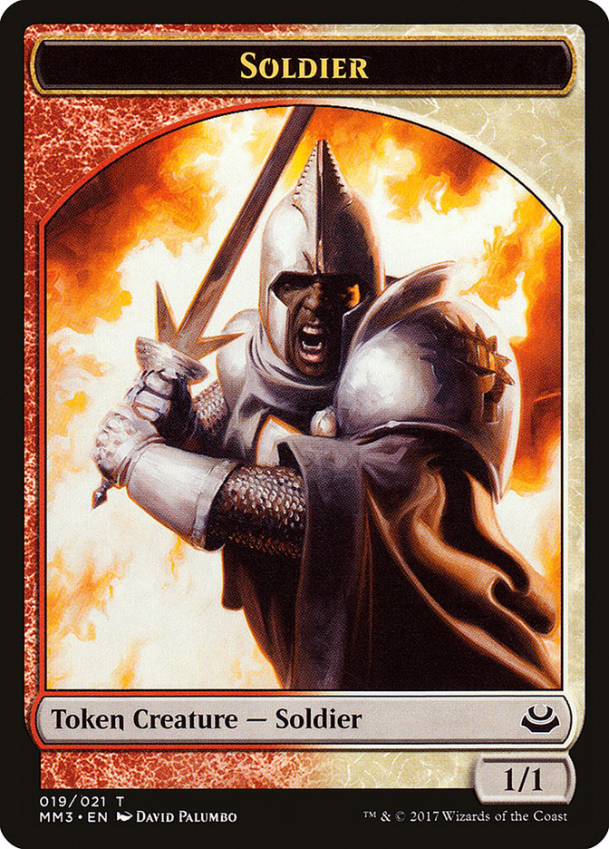 Soldier (019/021) [Modern Masters 2017 Tokens] | The Gaming-Verse