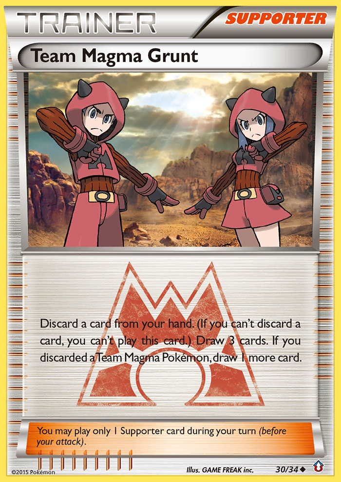 Team Magma Grunt (30/34) [XY: Double Crisis] | The Gaming-Verse