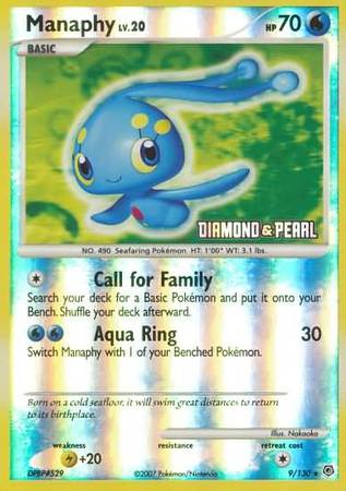 Manaphy (9/130) [Burger King Promos: 2008 Collection] | The Gaming-Verse