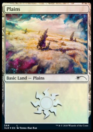 Plains (Enchanted) (544) [Secret Lair Drop Promos] | The Gaming-Verse