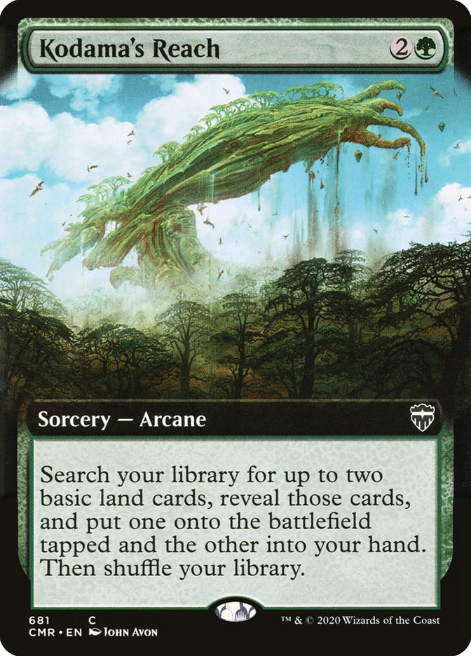 Kodama's Reach (Extended Art) [Commander Legends] | The Gaming-Verse