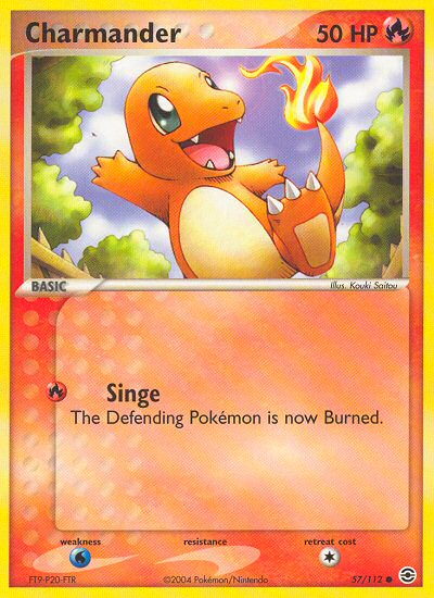 Charmander (57/112) [EX: FireRed & LeafGreen] | The Gaming-Verse