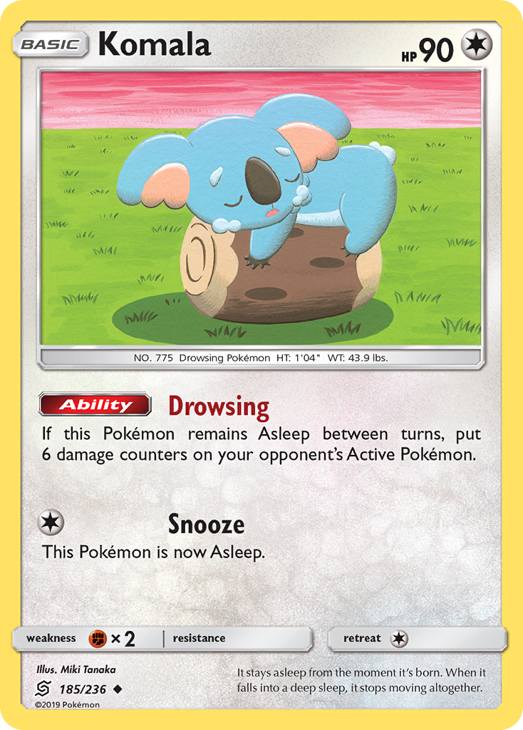 Komala (185/236) [Sun & Moon: Unified Minds] | The Gaming-Verse