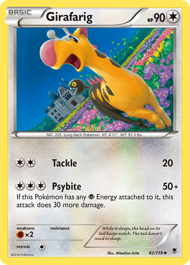 Girafarig (82/119) [XY: Phantom Forces] | The Gaming-Verse