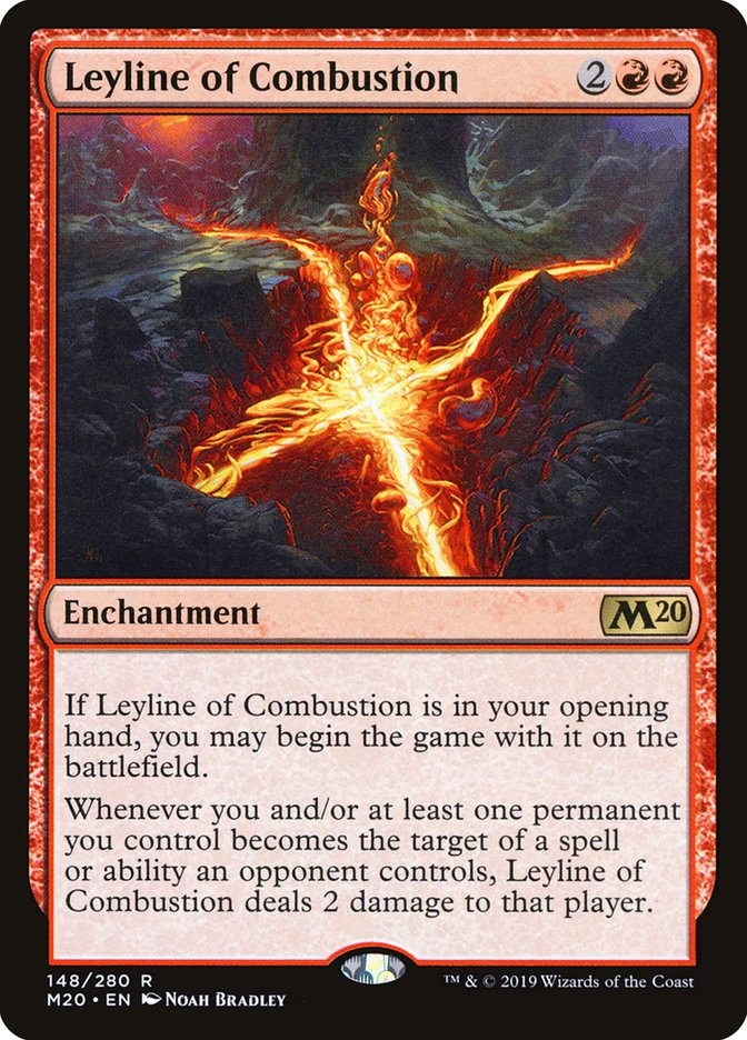 Leyline of Combustion [Core Set 2020] | The Gaming-Verse