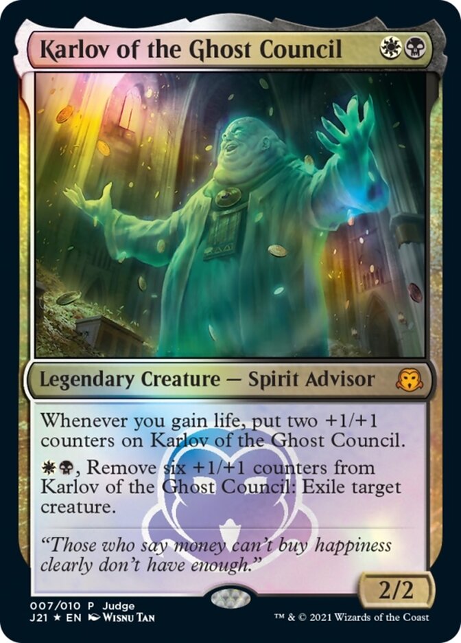 Karlov of the Ghost Council [Judge Gift Cards 2021] | The Gaming-Verse