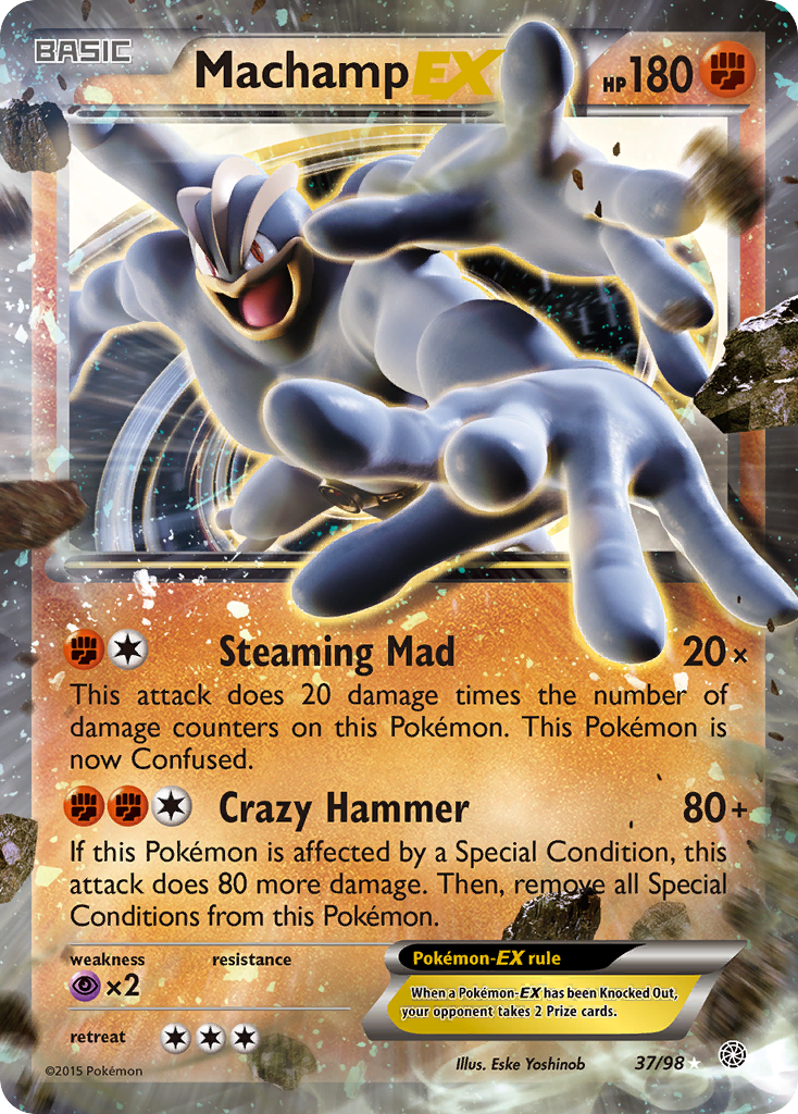 Machamp EX (37/98) [XY: Ancient Origins] | The Gaming-Verse