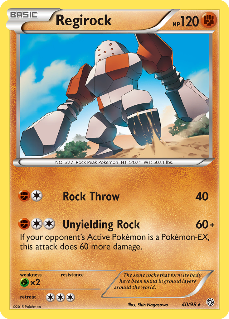 Regirock (40/98) [XY: Ancient Origins] | The Gaming-Verse