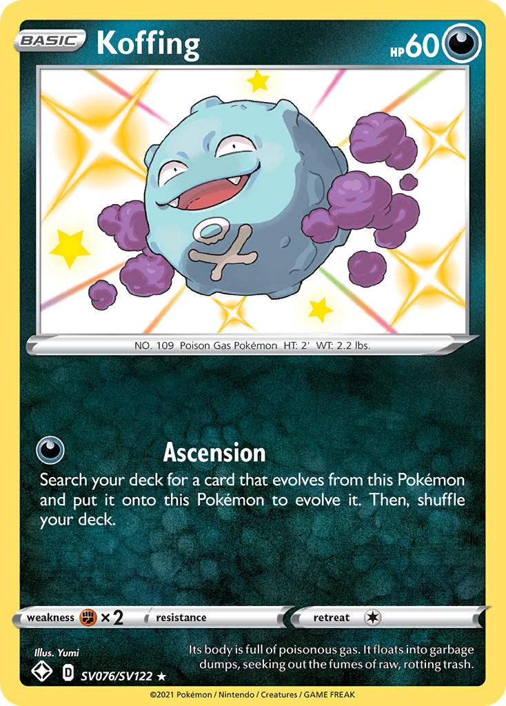 Koffing (SV076/SV122) [Sword & Shield: Shining Fates] | The Gaming-Verse