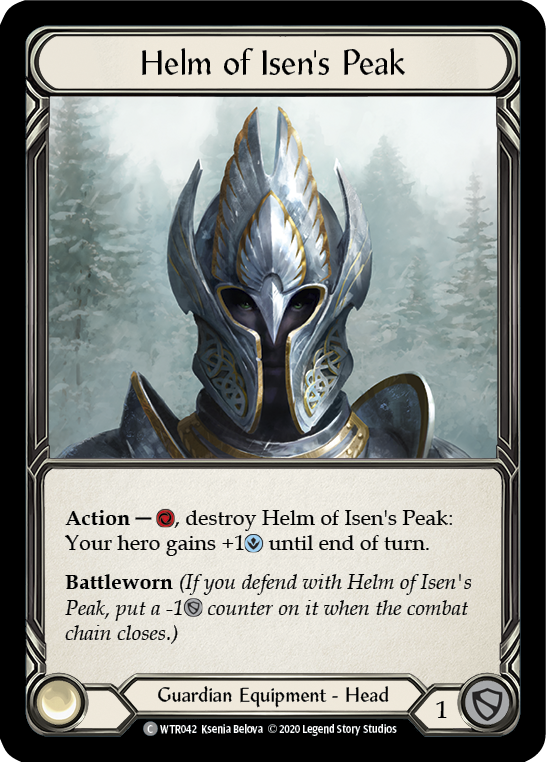 Helm of Isen's Peak [WTR042] Unlimited Rainbow Foil | The Gaming-Verse