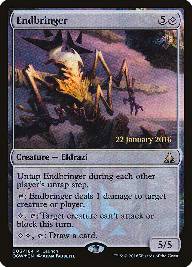 Endbringer (Prerelease) [Oath of the Gatewatch Promos] | The Gaming-Verse