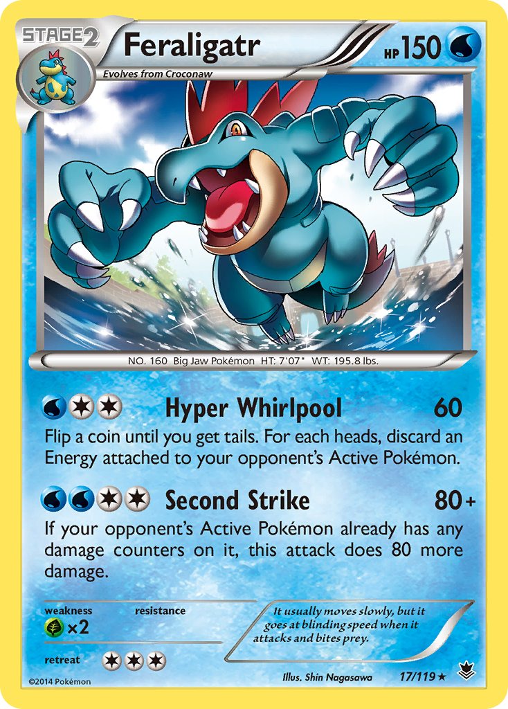 Feraligatr (17/119) (Theme Deck Exclusive) [XY: Phantom Forces] | The Gaming-Verse