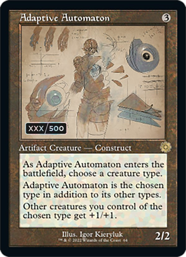 Adaptive Automaton (Retro Schematic) (Serial Numbered) [The Brothers' War Retro Artifacts] | The Gaming-Verse