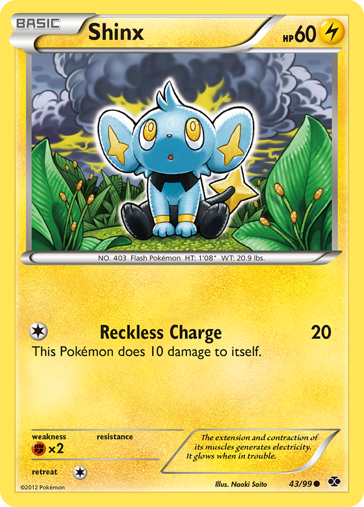 Shinx (43/99) [Black & White: Next Destinies] | The Gaming-Verse