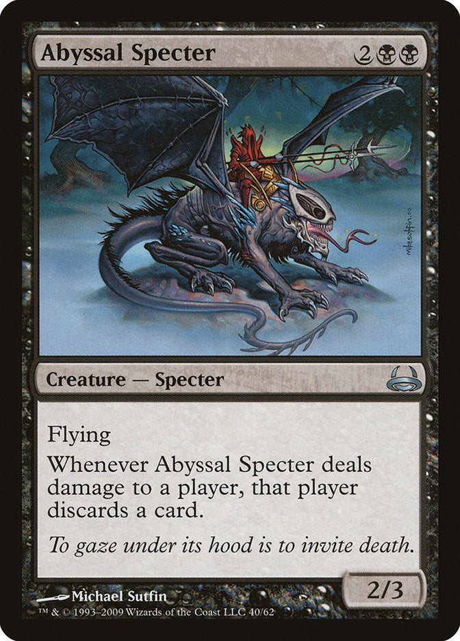 Abyssal Specter [Duel Decks: Divine vs. Demonic] | The Gaming-Verse