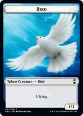 Bird // Spirit Double-sided Token [Kaldheim Commander Tokens] | The Gaming-Verse