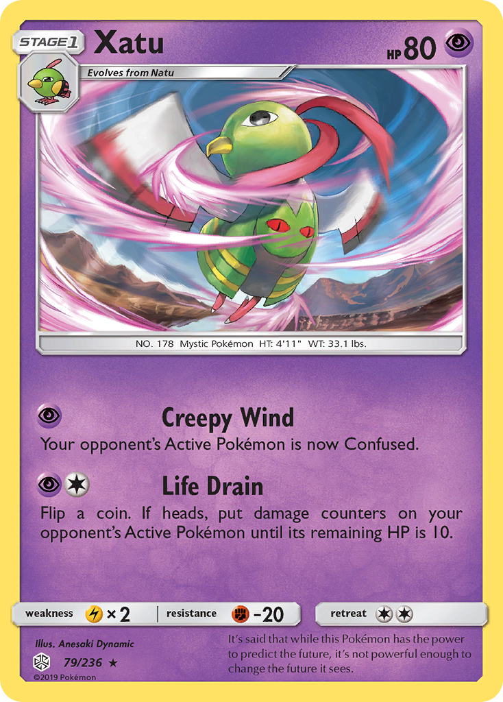 Xatu (79/236) [Sun & Moon: Cosmic Eclipse] | The Gaming-Verse