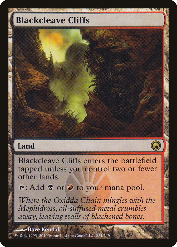 Blackcleave Cliffs [Scars of Mirrodin] | The Gaming-Verse