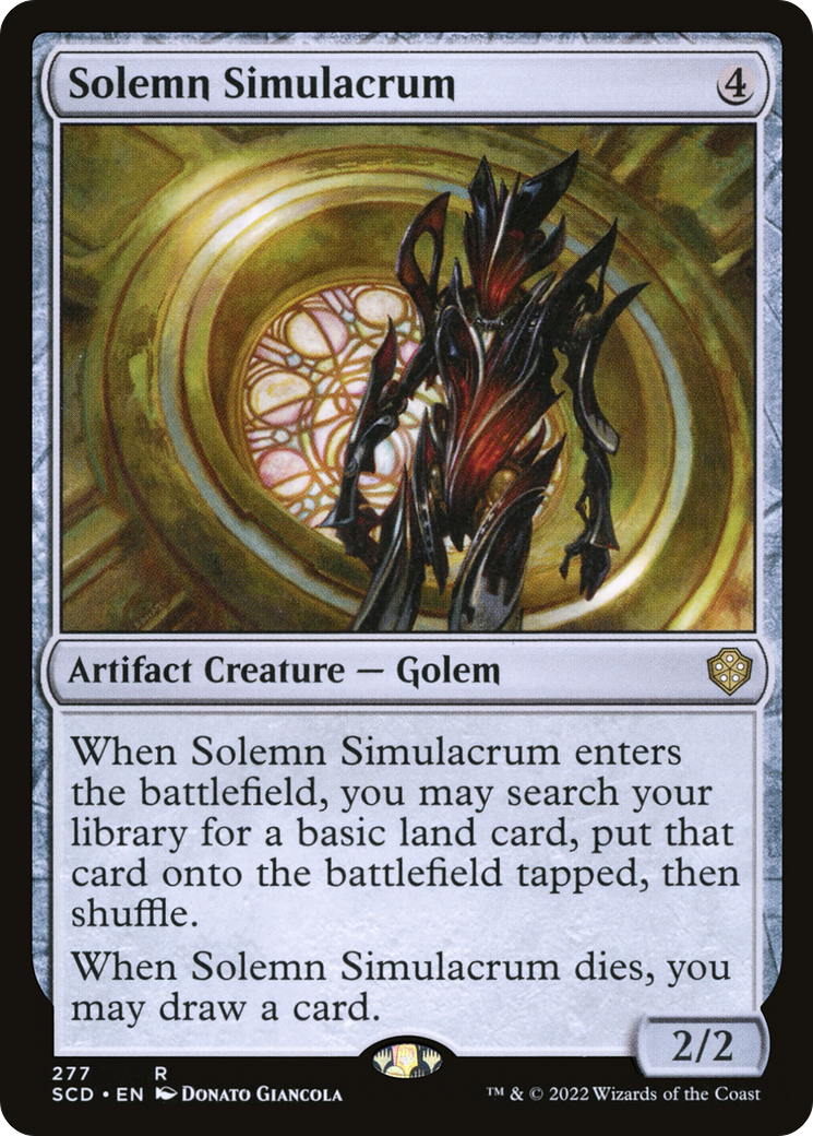 Solemn Simulacrum [Starter Commander Decks] | The Gaming-Verse