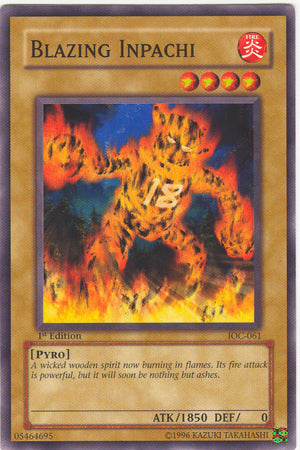 Blazing Inpachi [IOC-061] Common | The Gaming-Verse