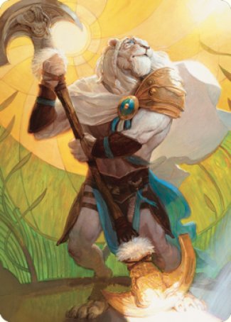 Ajani, Sleeper Agent Art Card [Dominaria United Art Series] | The Gaming-Verse