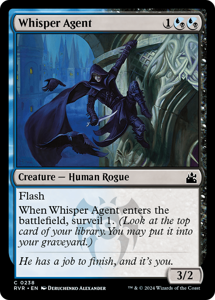 Whisper Agent [Ravnica Remastered] | The Gaming-Verse