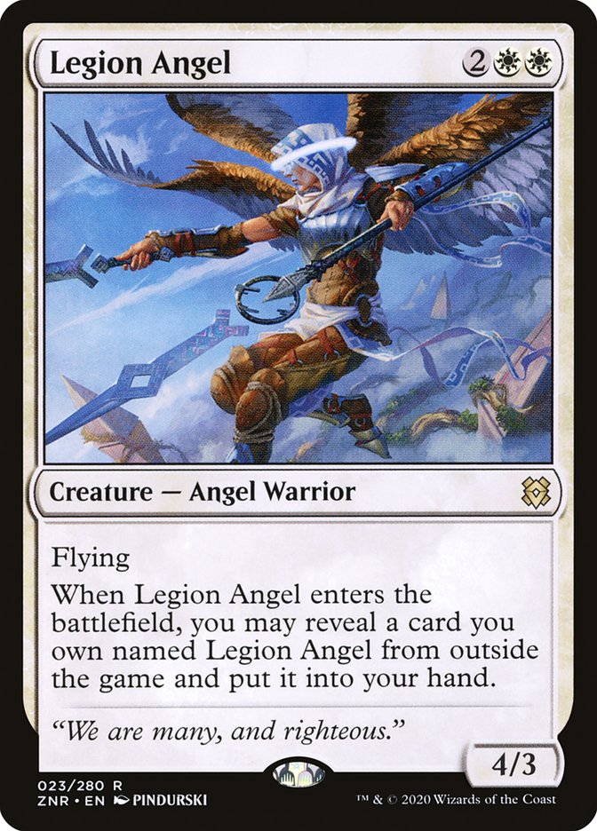 Legion Angel [Zendikar Rising] | The Gaming-Verse