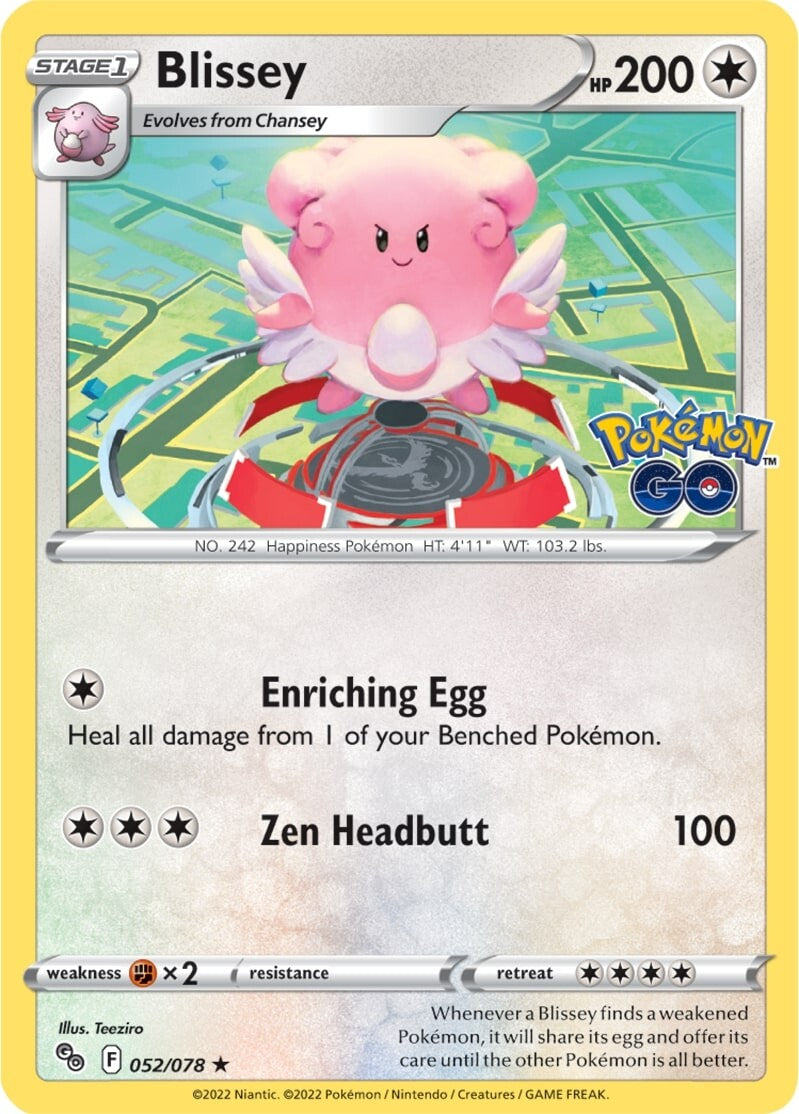 Blissey (052/078) [Pokémon GO] | The Gaming-Verse