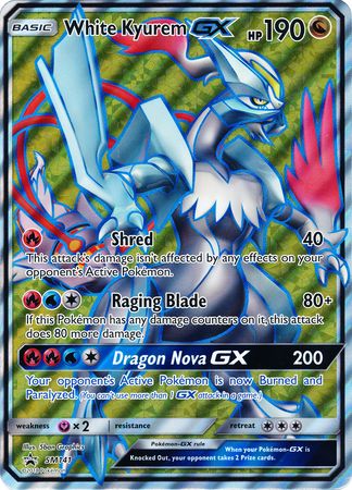 White Kyurem GX (SM141) (Jumbo Card) [Sun & Moon: Black Star Promos] | The Gaming-Verse