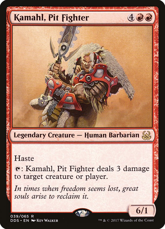 Kamahl, Pit Fighter [Duel Decks: Mind vs. Might] | The Gaming-Verse