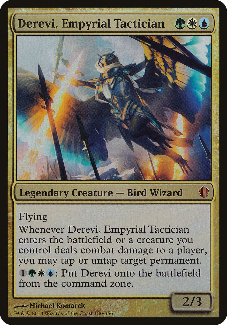 Derevi, Empyrial Tactician (Commander 2013) [Commander 2013 Oversized] | The Gaming-Verse