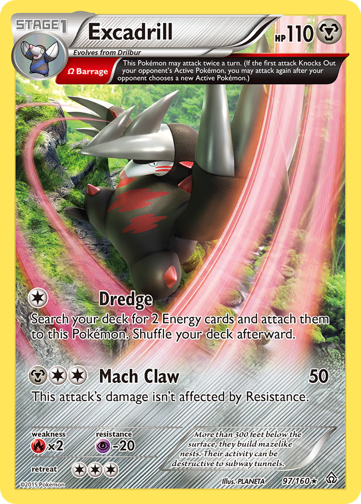 Excadrill (97/160) [XY: Primal Clash] | The Gaming-Verse