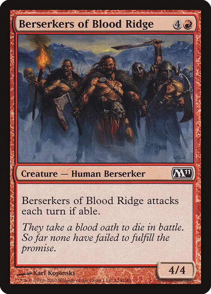 Berserkers of Blood Ridge [Magic 2011] | The Gaming-Verse