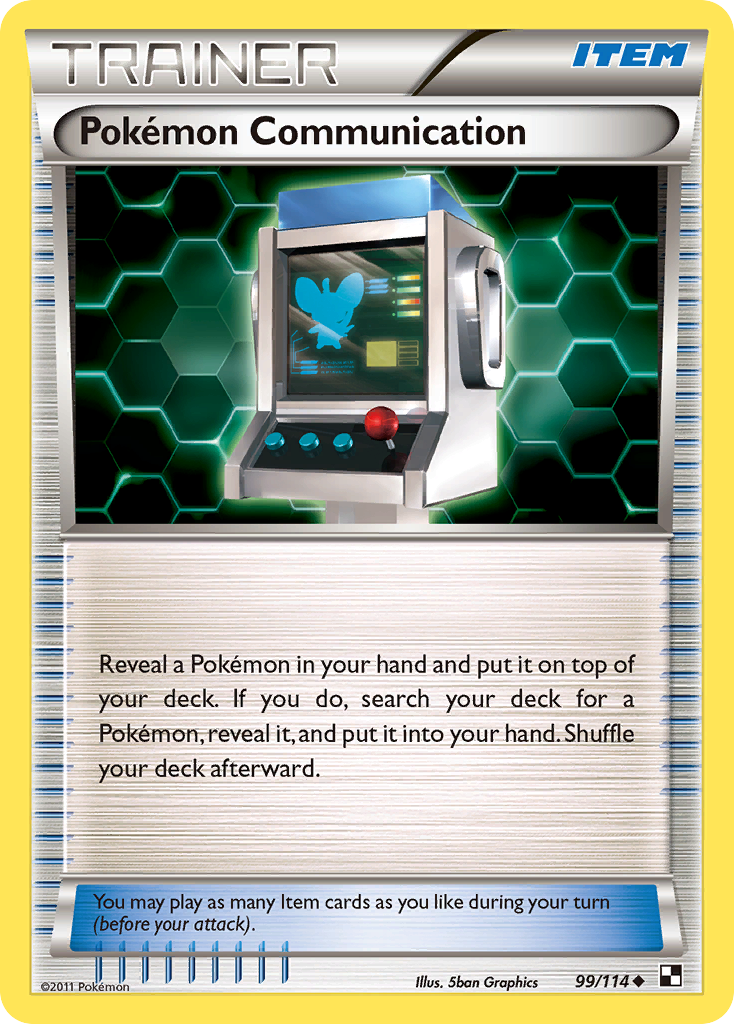 Pokemon Communication (99/114) [Black & White: Base Set] | The Gaming-Verse