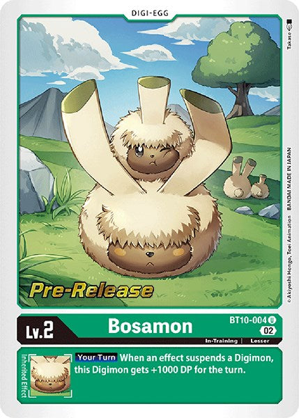 Bosamon [BT10-004] [Xros Encounter Pre-Release Cards] | The Gaming-Verse