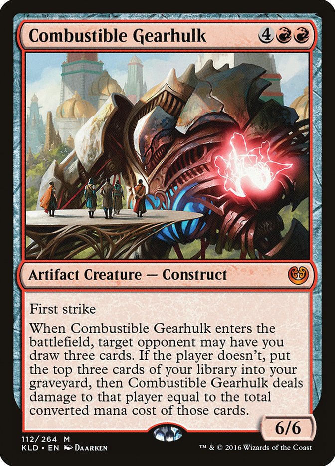 Combustible Gearhulk [Kaladesh] | The Gaming-Verse