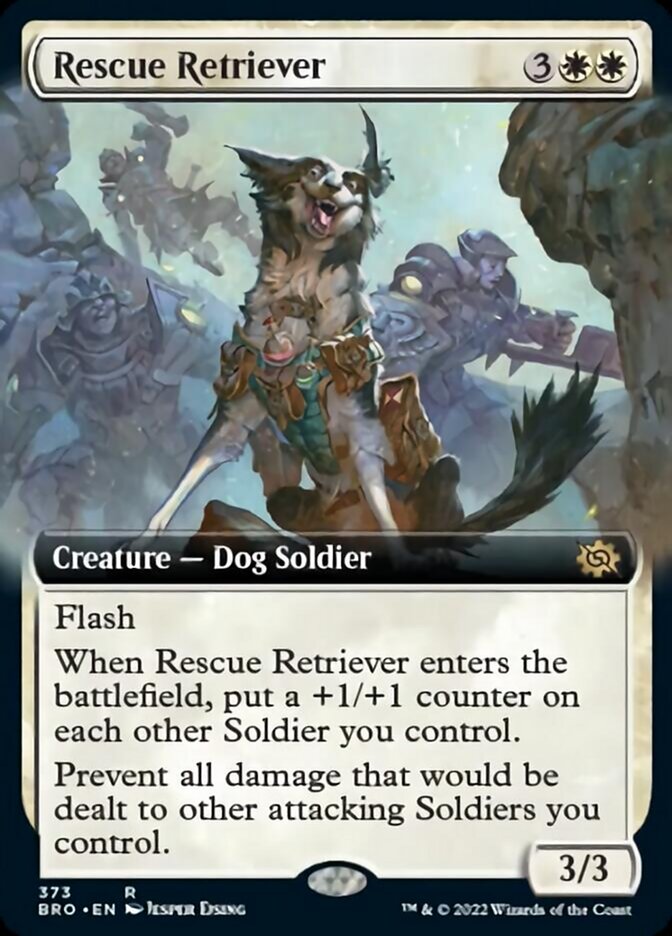 Rescue Retriever (Extended Art) [The Brothers' War] | The Gaming-Verse