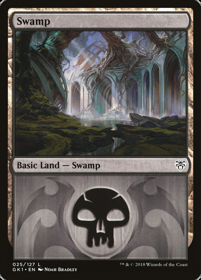 Swamp (#25) [Guilds of Ravnica Guild Kit] | The Gaming-Verse