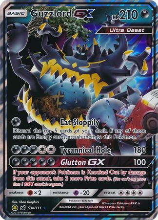 Guzzlord GX (63a/111) (Jumbo Card) [Sun & Moon: Crimson Invasion] | The Gaming-Verse