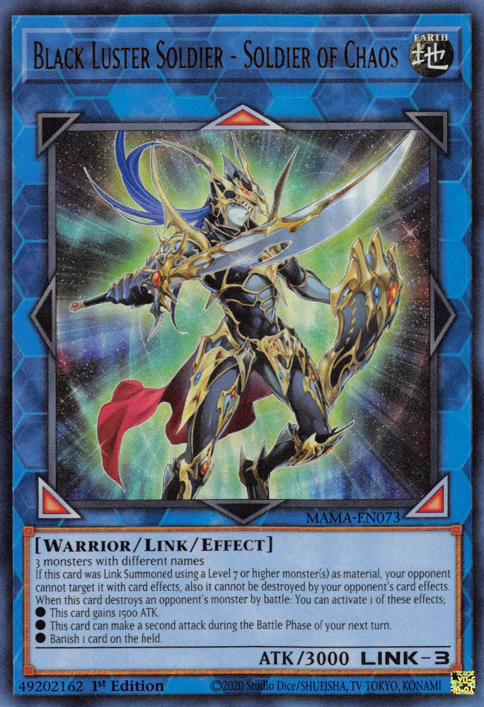 Black Luster Soldier - Soldier of Chaos [MAMA-EN073] Ultra Rare | The Gaming-Verse